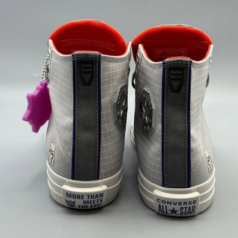 Converse Chuck Taylor Men's 7 Sneakers Transformers 40th Decepticons Women's 9